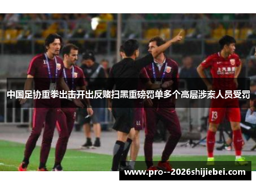 中国足协重拳出击开出反赌扫黑重磅罚单多个高层涉案人员受罚